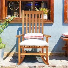 Load image into Gallery viewer, Canada Outdoor Patio Garden Wooden Rocking Chairs
