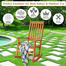 Load image into Gallery viewer, Canada Outdoor Patio Garden Wooden Rocking Chairs
