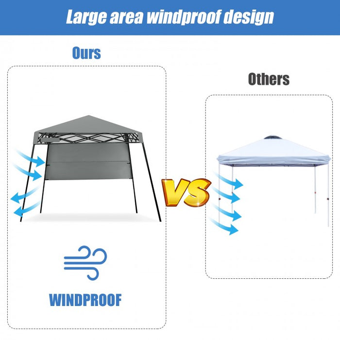 7x7 Ft Pop-Up Outdoor BBQ Gazebo Canopy Tent