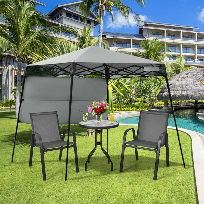 7x7 Ft Pop-Up Outdoor BBQ Gazebo Canopy Tent