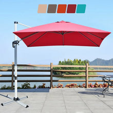 Load image into Gallery viewer, 10 Ft Outdoor Patio Umbrella Canopy, 360° Rotation, Weather-Resistant
