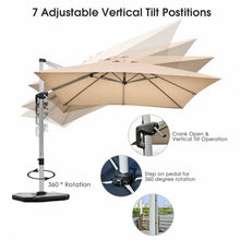 Load image into Gallery viewer, 10 Ft Outdoor Patio Umbrella Canopy, 360° Rotation, Weather-Resistant
