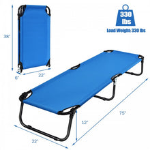 Load image into Gallery viewer, Costway Outdoor Camping Bed Folding Bed - Suitable for Camping and Hiking
