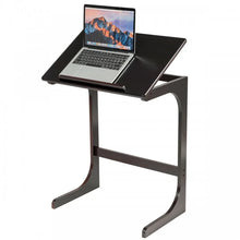 Load image into Gallery viewer, Modern Minimalist Brown Tiltable Sofa Side Table
