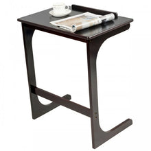Load image into Gallery viewer, Modern Minimalist Brown Tiltable Sofa Side Table
