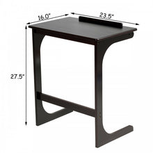 Load image into Gallery viewer, Modern Minimalist Brown Tiltable Sofa Side Table
