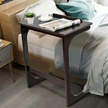 Load image into Gallery viewer, Modern Minimalist Brown Tiltable Sofa Side Table
