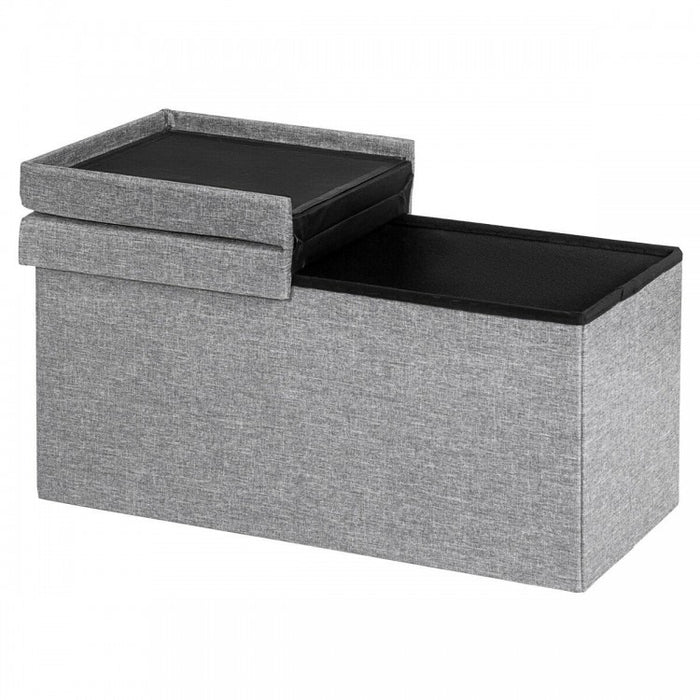 Multifunctional Minimalist Folding Storage Ottoman