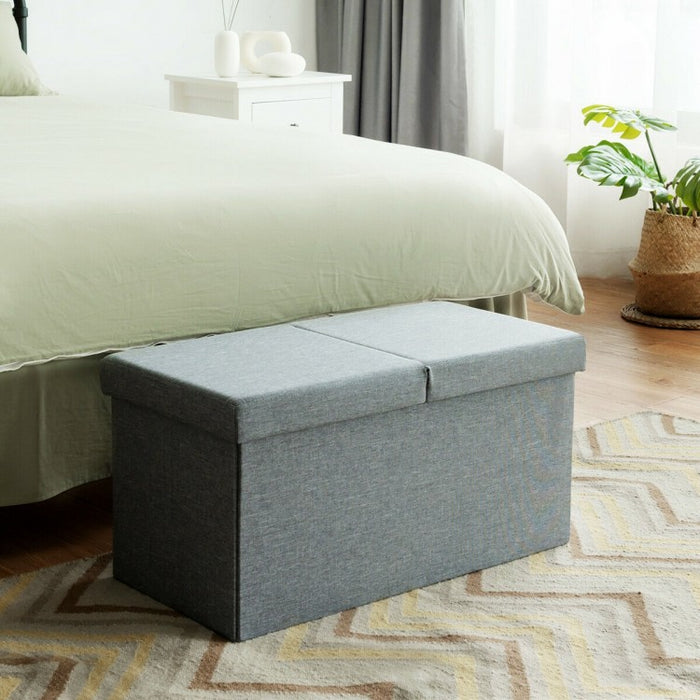 Multifunctional Minimalist Folding Storage Ottoman