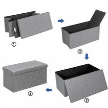 Load image into Gallery viewer, Multifunctional Minimalist Folding Storage Ottoman
