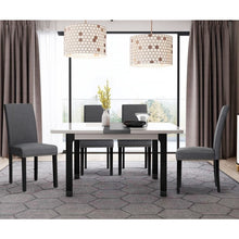 Charger l&#39;image dans la galerie, Modern Minimalist Fabric Dining Chairs Set - 2-Piece Set with Studded Design - Suitable for Restaurant and Cafe
