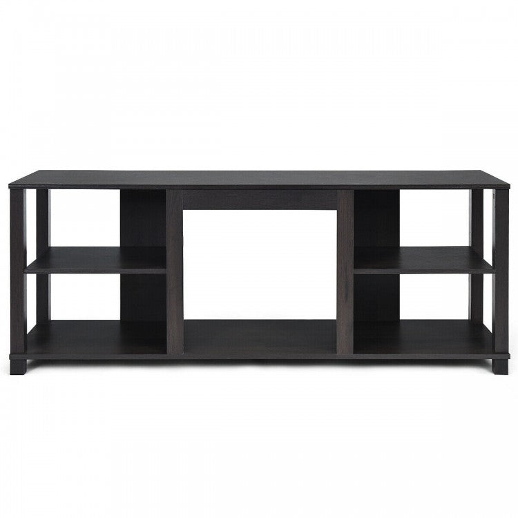 Living Room 2-Tier Adjustable Shelf Cabinet TV Stand