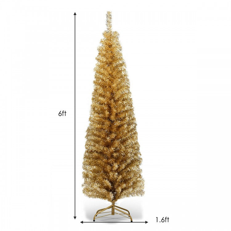 6-Foot Artificial Christmas Tree for Christmas Decorations - Suitable for Home, Store, and Office