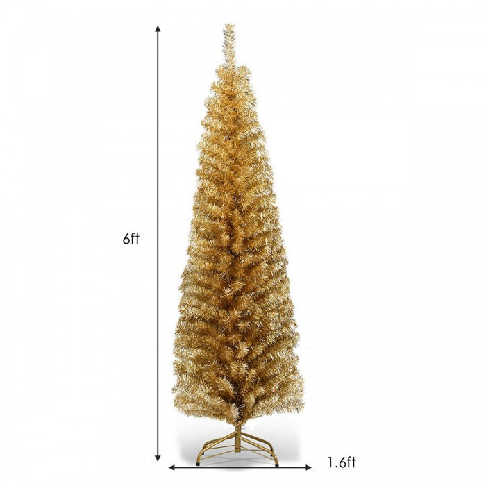 6-Foot Artificial Christmas Tree for Christmas Decorations - Suitable for Home, Store, and Office