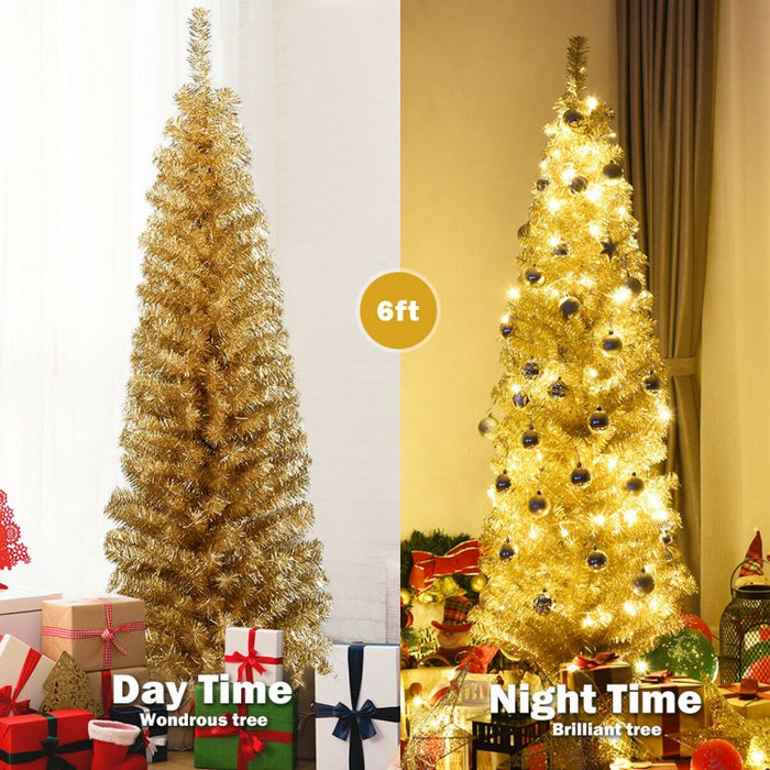 6-Foot Artificial Christmas Tree for Christmas Decorations - Suitable for Home, Store, and Office