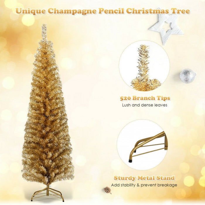 6-Foot Artificial Christmas Tree for Christmas Decorations - Suitable for Home, Store, and Office