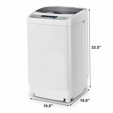 Charger l&#39;image dans la galerie, White Fully Automatic Mini Portable Washing Machine for Home and Dorm
