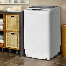 Charger l&#39;image dans la galerie, White Fully Automatic Mini Portable Washing Machine for Home and Dorm
