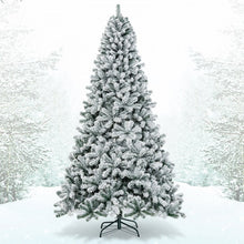Charger l&#39;image dans la galerie, 9-Foot PVC Artificial Christmas Tree with X-Shaped Metal Stand - Suitable for Home, Apartment, and Hotel Christmas Decorations
