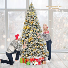 Charger l&#39;image dans la galerie, 9-Foot PVC Artificial Christmas Tree with X-Shaped Metal Stand - Suitable for Home, Apartment, and Hotel Christmas Decorations
