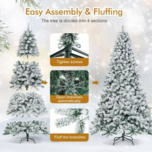 Charger l&#39;image dans la galerie, 9-Foot PVC Artificial Christmas Tree with X-Shaped Metal Stand - Suitable for Home, Apartment, and Hotel Christmas Decorations
