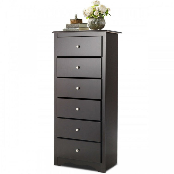 Multifunctional 6-Drawer Armoire Jewelry Cabinet Storage