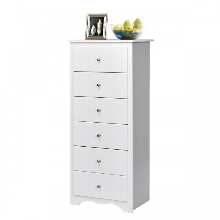 Multifunctional 6-Drawer Armoire Jewelry Cabinet Storage