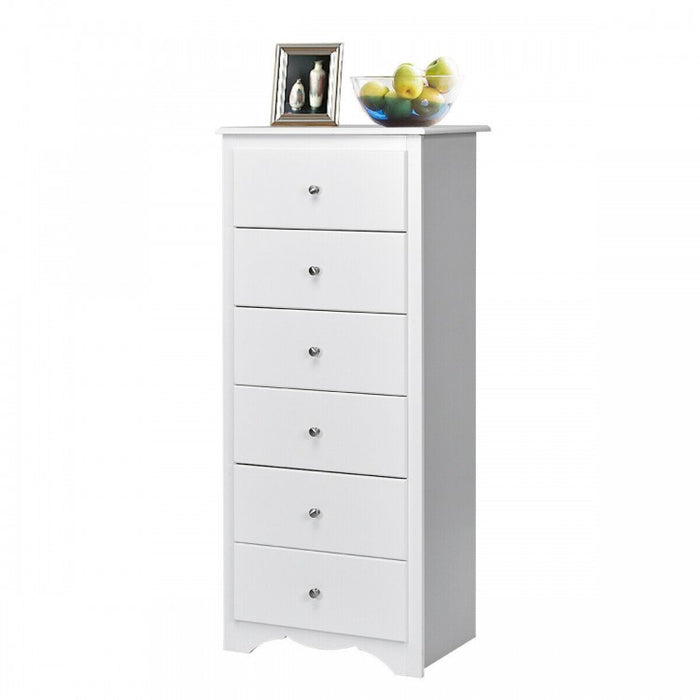 Multifunctional 6-Drawer Armoire Jewelry Cabinet Storage