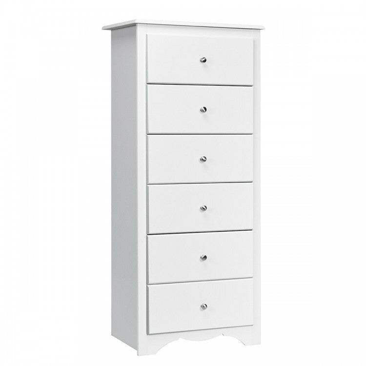 Multifunctional 6-Drawer Armoire Jewelry Cabinet Storage