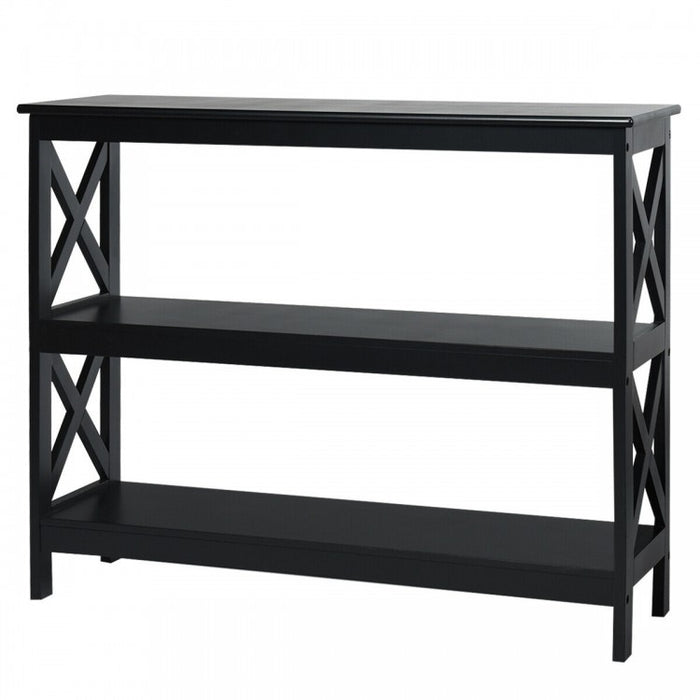 Costway Entry Console Table - Sofa Side Table and TV Stand, Suitable for Living Room and Porch