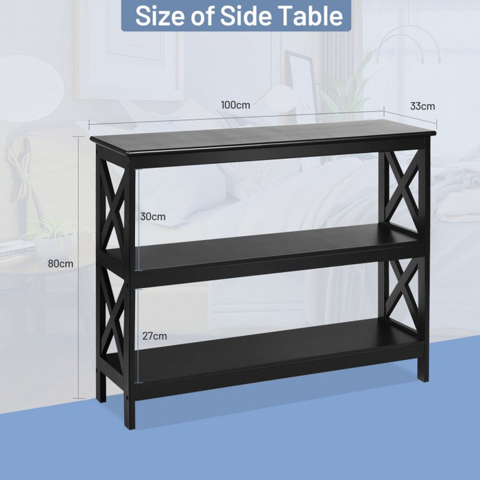Costway Entry Console Table - Sofa Side Table and TV Stand, Suitable for Living Room and Porch