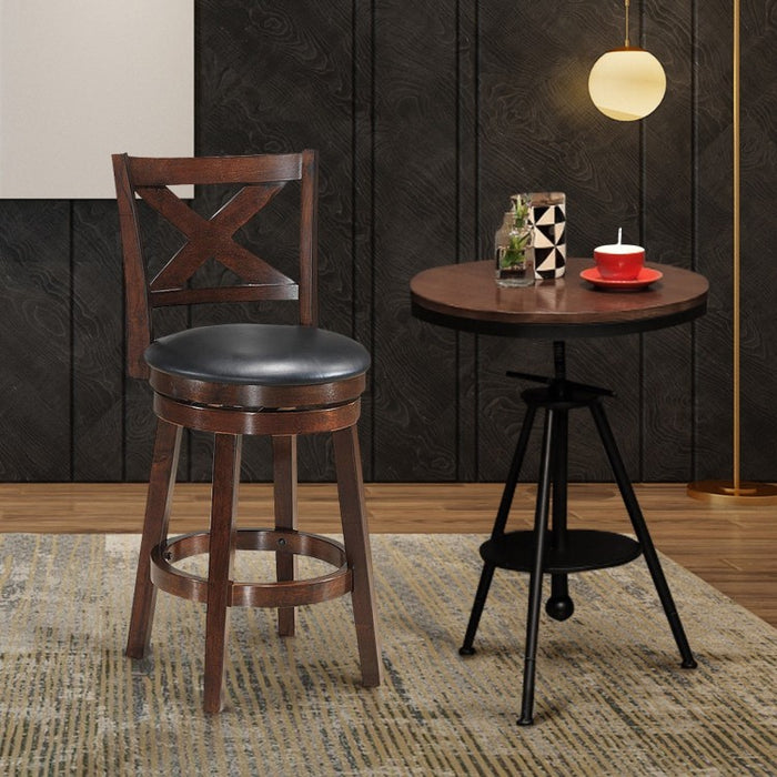 Costway Outdoor Dining Chairs and Counter Stool Swivel - Suitable for Restaurant, Bar, Cafe, and Patio