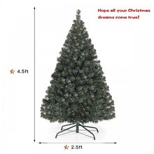 Charger l&#39;image dans la galerie, PVC Artificial Christmas Tree with 200 Pre-Installed LED Lights and Metal Stand - Suitable for Indoor and Outdoor Christmas Party Decorations
