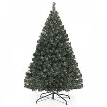 Charger l&#39;image dans la galerie, PVC Artificial Christmas Tree with 200 Pre-Installed LED Lights and Metal Stand - Suitable for Indoor and Outdoor Christmas Party Decorations
