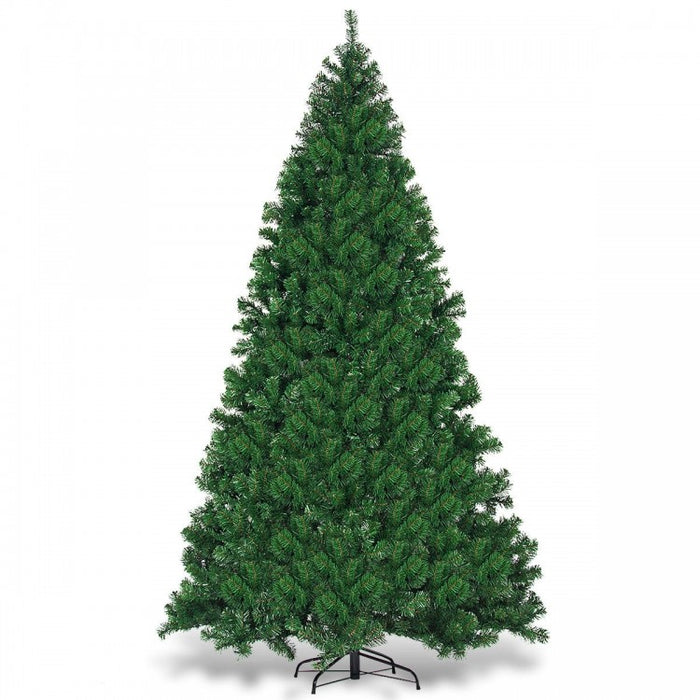 9-Foot Artificial Christmas Tree with 700 Warm White LED Lights - Perfect for Christmas Decorations