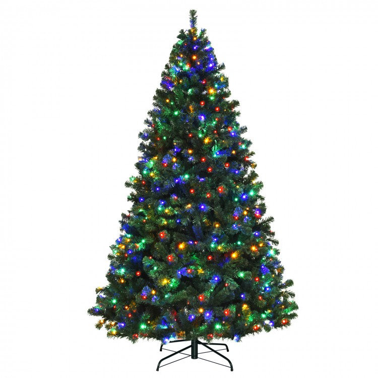 2024 Christmas Decoration Artificial Christmas Tree with 550 LED Lights - Suitable for Apartment and Office