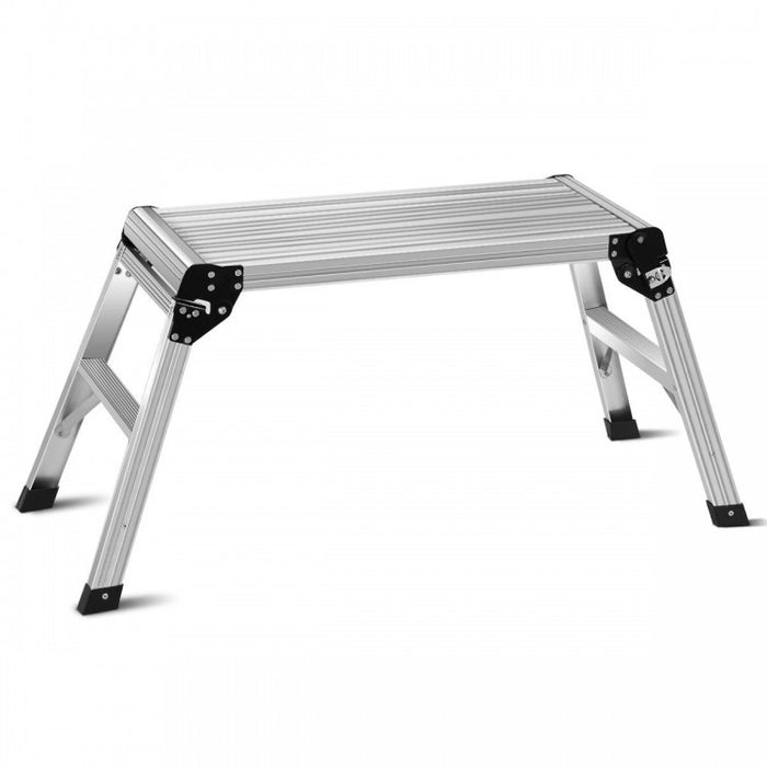 Portable Heavy-Duty Aluminum Folding Ladder for Indoor and Outdoor Home Use