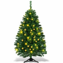Charger l&#39;image dans la galerie, 2024 Christmas Tree Decoration with LED Lights - Portable and Movable - Suitable for Home, Apartment, and Store
