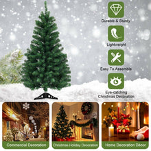 Charger l&#39;image dans la galerie, 2024 Christmas Tree Decoration with LED Lights - Portable and Movable - Suitable for Home, Apartment, and Store
