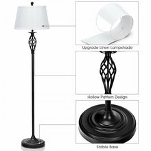 Load image into Gallery viewer, Contemporary 3-Piece Indoor Lamp Set with Lamp Shades
