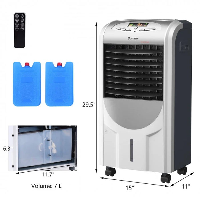 Multi-Functional Portable Indoor Air Cooler with Remote Control