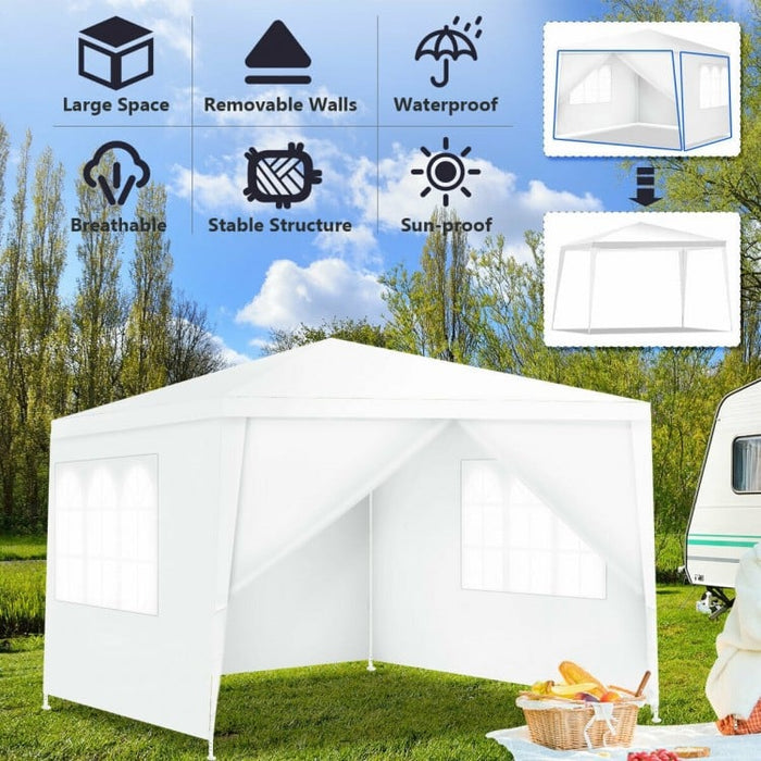 10 x 10 Ft Versatile Outdoor Canopy Tent, Sun Shade, Wind-Resistant