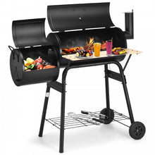Load image into Gallery viewer, Outdoor Patio Camping Black Charcoal Grill
