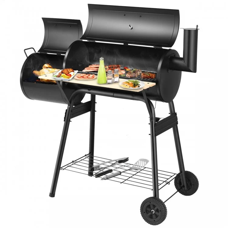 Outdoor Patio Camping Black Charcoal Grill