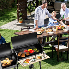 Load image into Gallery viewer, Outdoor Patio Camping Black Charcoal Grill

