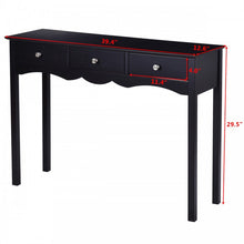 Load image into Gallery viewer, Modern Minimalist Entryway Hall Table with Drawers

