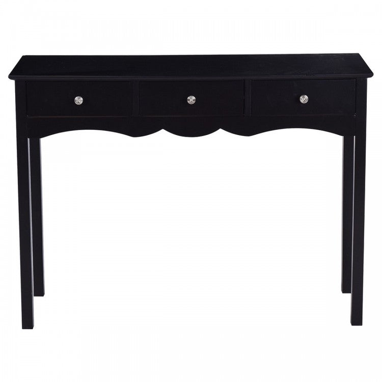 Modern Minimalist Entryway Hall Table with Drawers