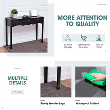 Load image into Gallery viewer, Modern Minimalist Entryway Hall Table with Drawers
