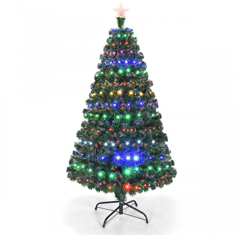 2024 Christmas Glamorous Tree with Multicolor LED Lights and Flashing Mode - Suitable for Christmas Events