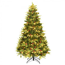 Charger l&#39;image dans la galerie, Artificial Christmas Tree with Pinecones and LED Lights - Suitable for Christmas Decorations

